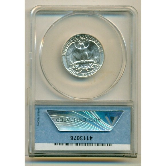 1958 Washington Quarter Type B Reverse Variety FS-901 MS63 ANACS - Picture 2 of 2